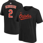 Nike Youth Nike Gunnar Henderson Black Baltimore Orioles Name & Number T-Shirt
