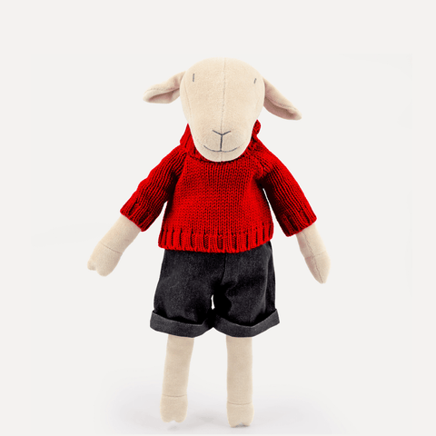 Maia, the sheep stuffed animal