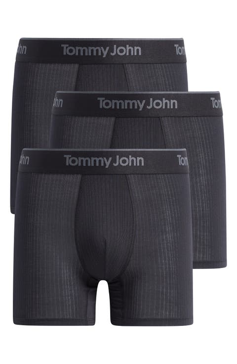 4-Pack Second Skin Luxe Rib Boxer Briefs