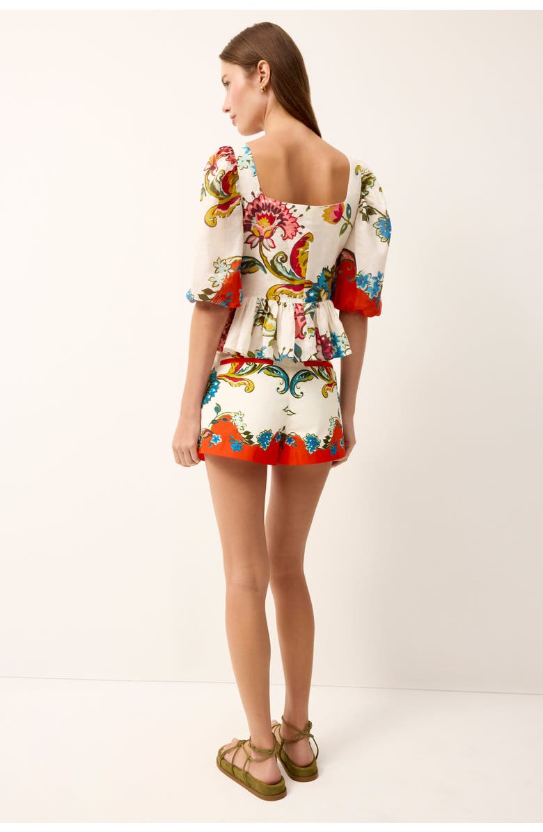 Marie Oliver Tora Top, Alternate, color, Cartagena