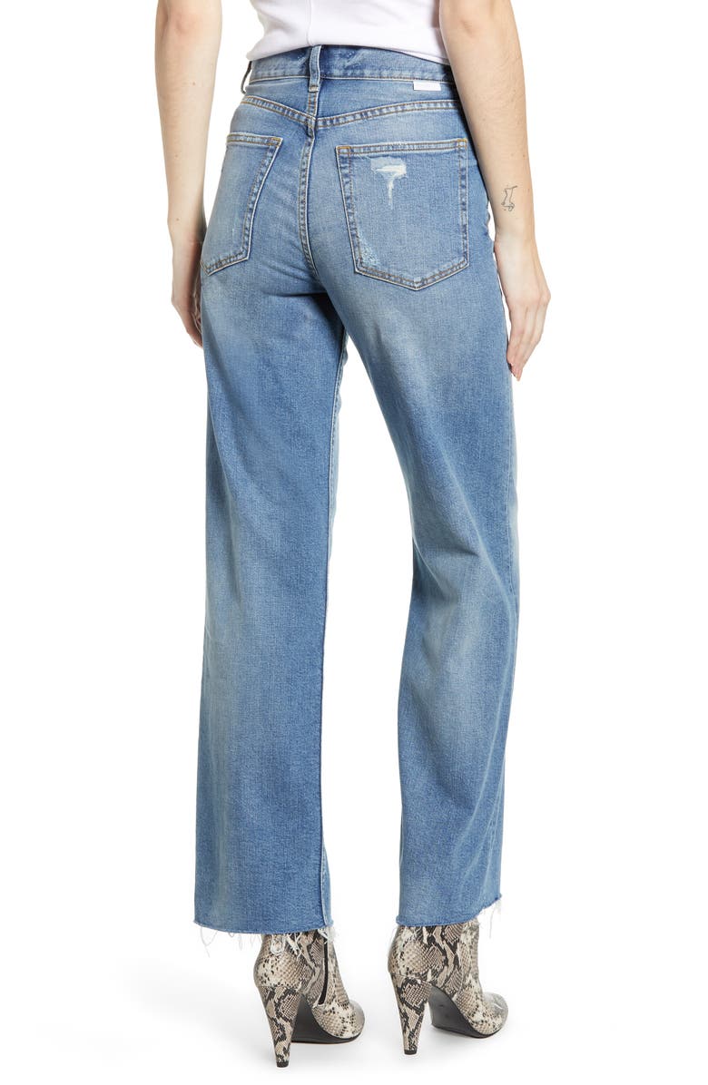 Boyish Jeans The Mikey High Waist Ankle Straight Leg Jeans, Alternate, color,