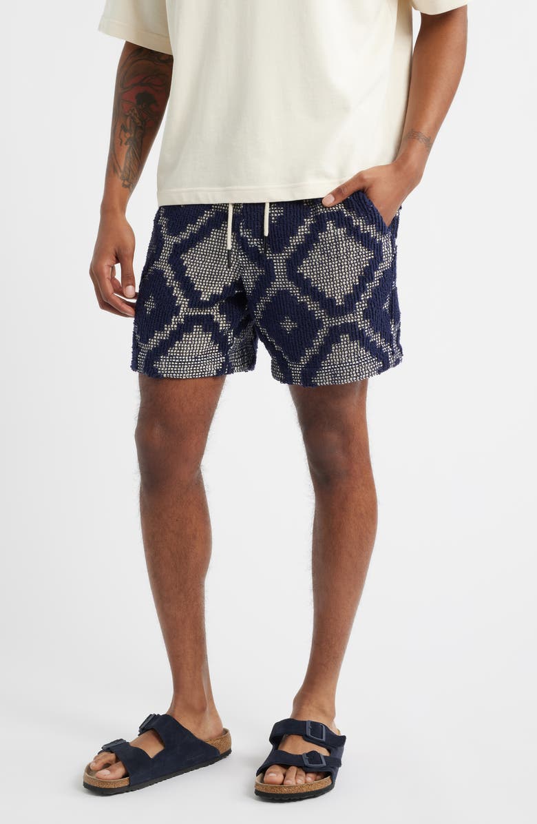 OAS Trastevere Porto Shorts, Main, color, Dark Blue