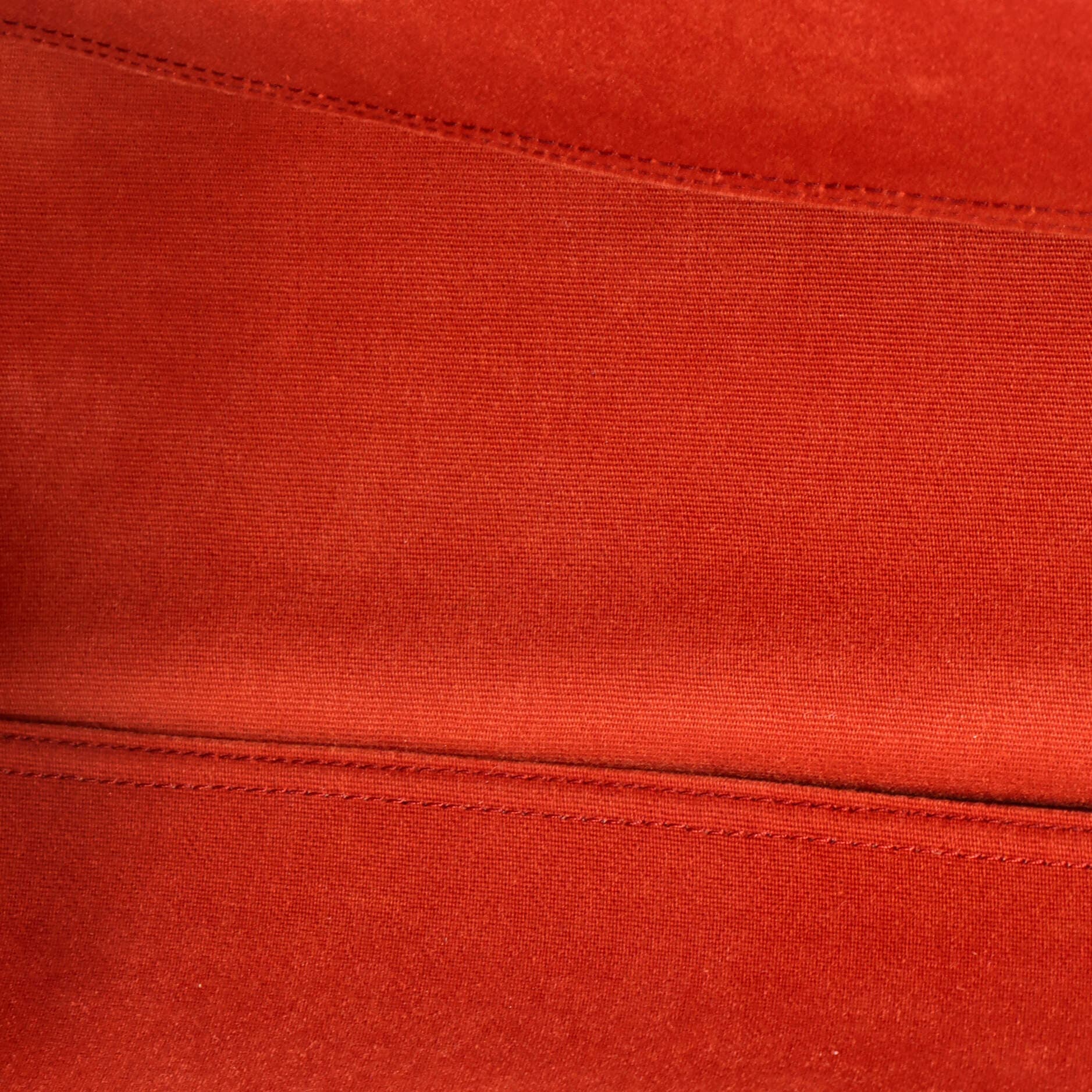 Pre-Owned Hermes Cabag Elan Toile and Leather 39, Alternate, color, Brique