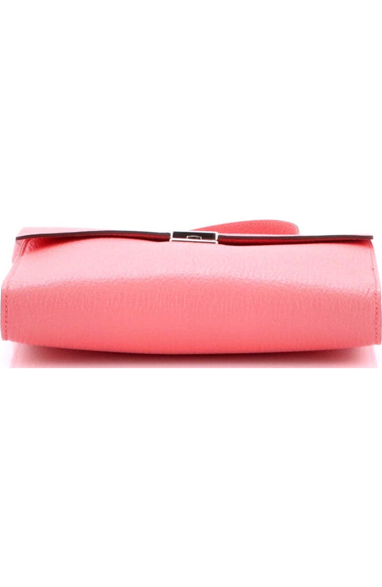 Pre-Owned Hermes Clic Wallet on Strap Chevre Mysore 16, Alternate, color, Rose D'ete