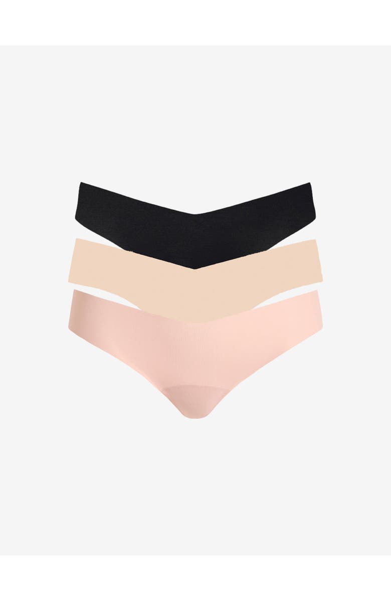 Commando Classic Solid Thong 3-Pack, Alternate, color,