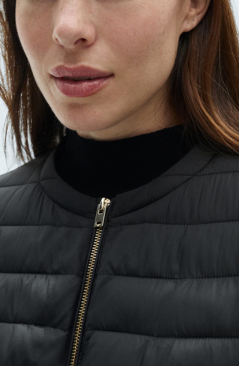 MANGO Water Repellent Channel Quilted Vest, Alternate, color,