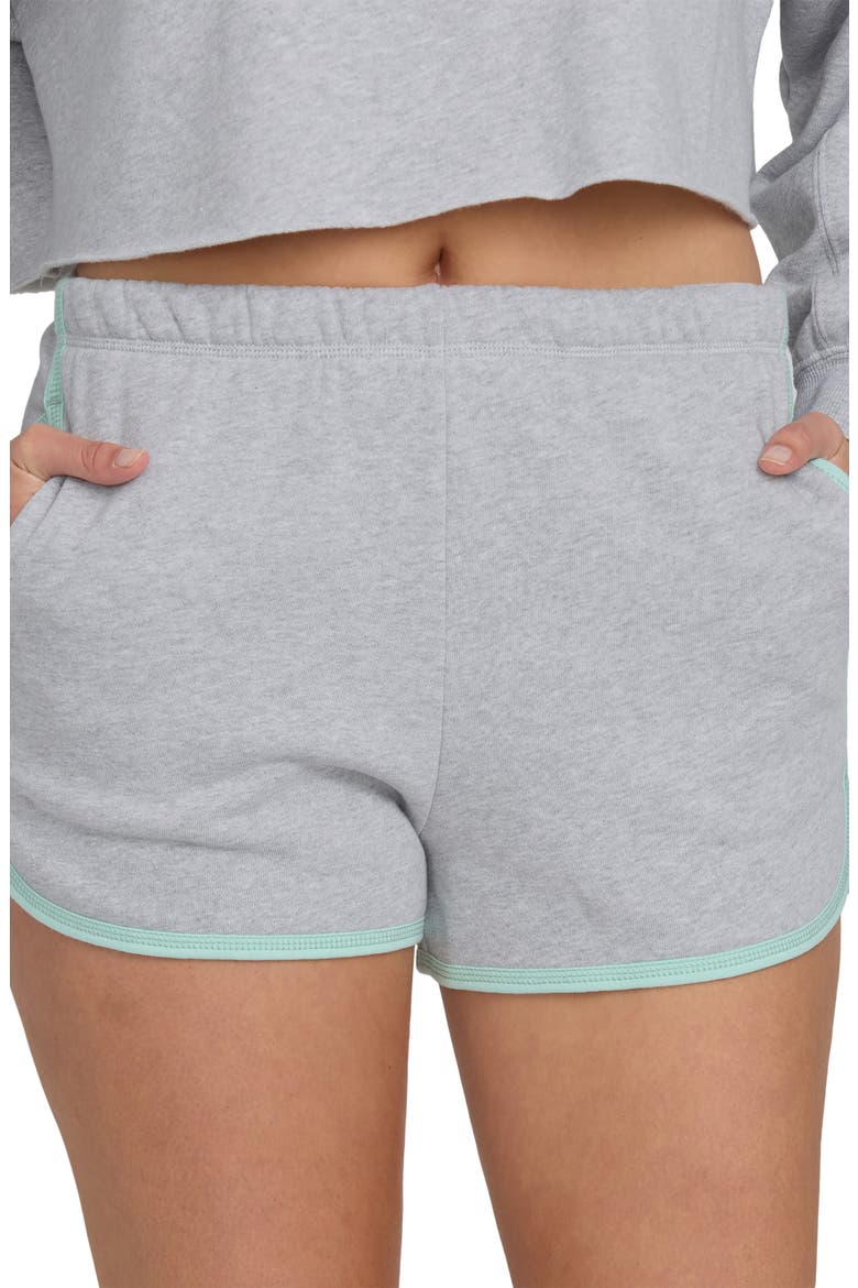 Palmer Fleece Shorts, Alternate, color, HEATHER GRAY