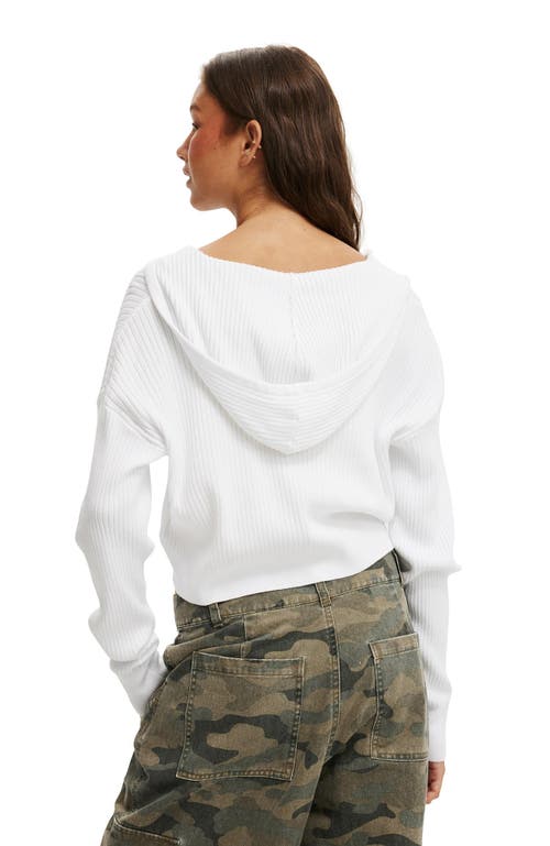 COTTON ON COTTON ON ZIP IT GOOD HOOD KNIT CARDIGAN 
