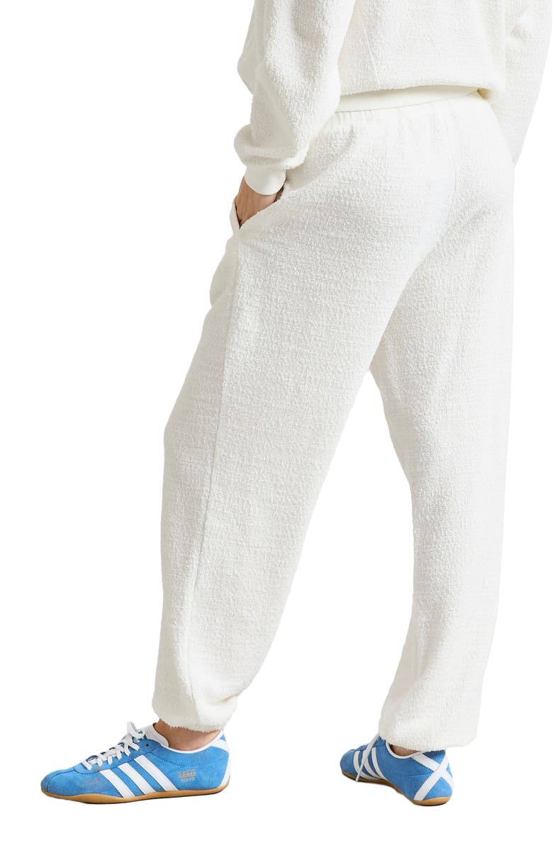 HATCH Collection The Dina Boucle Lounge Pant, Alternate, color, Ivory