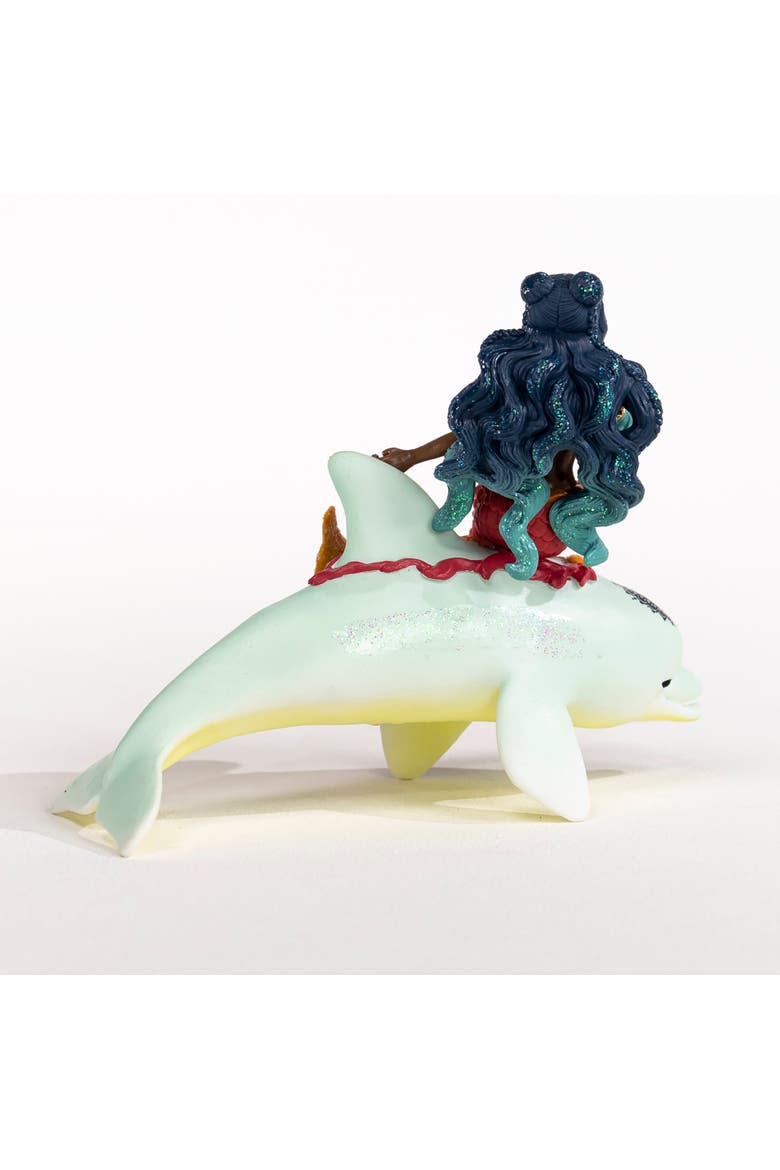 Bayala Isabelle On Dolphin, Figurine Playset, Vinyl, Kids Ages 5+, Alternate, color, Multicolored