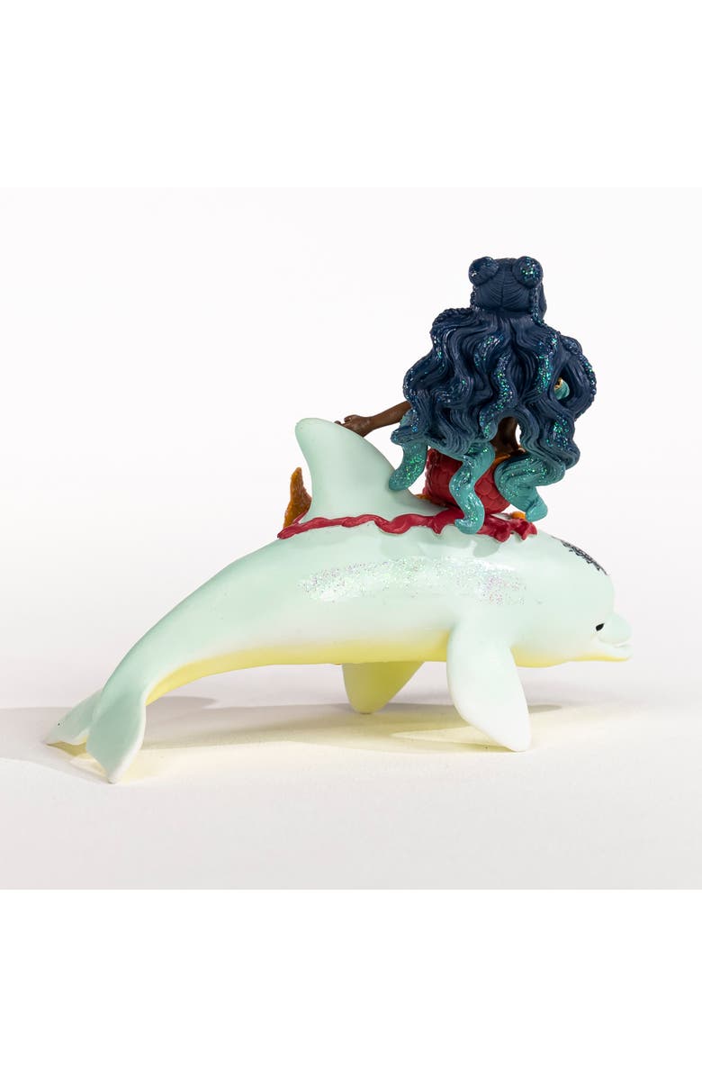 Schleich Bayala Isabelle On Dolphin, Figurine Playset, Vinyl, Kids Ages 5+, Alternate, color, Multicolored