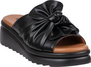 GOOD CHOICE NEW YORK Harlow Platform Wedge Slide Sandal