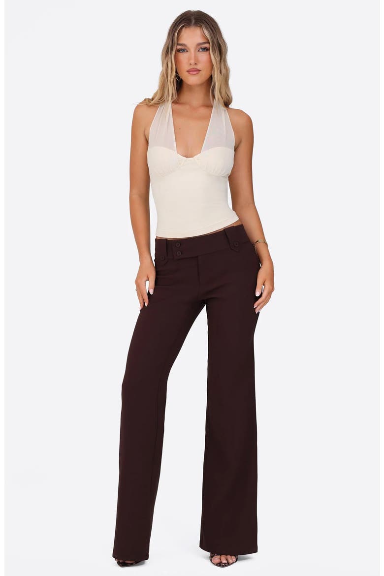Granger Halter Crop Top, Alternate, color, CREAM