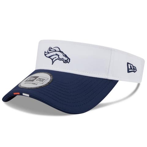 Men's New Era  White/Navy Denver Broncos 2025 NFL Training Camp Adjustable Visor