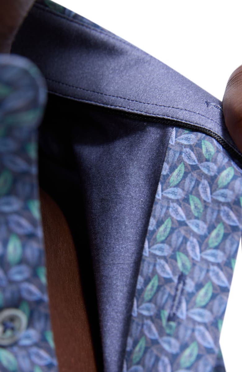 Bugatchi Jimmy OoohCotton<sup>®</sup> Button-Up Shirt, Alternate, color, Graphite