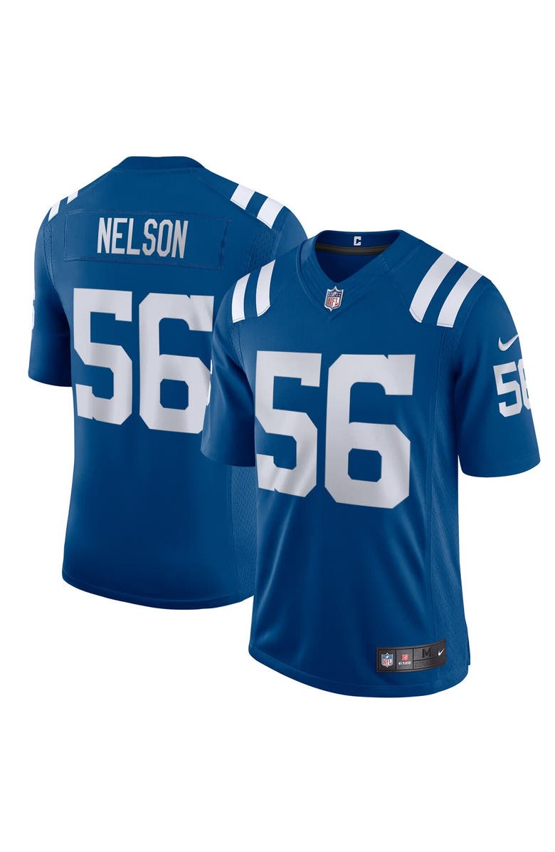 Nike Men's Nike Quenton Nelson Royal Indianapolis Colts Vapor Limited Jersey, Main, color, Royal