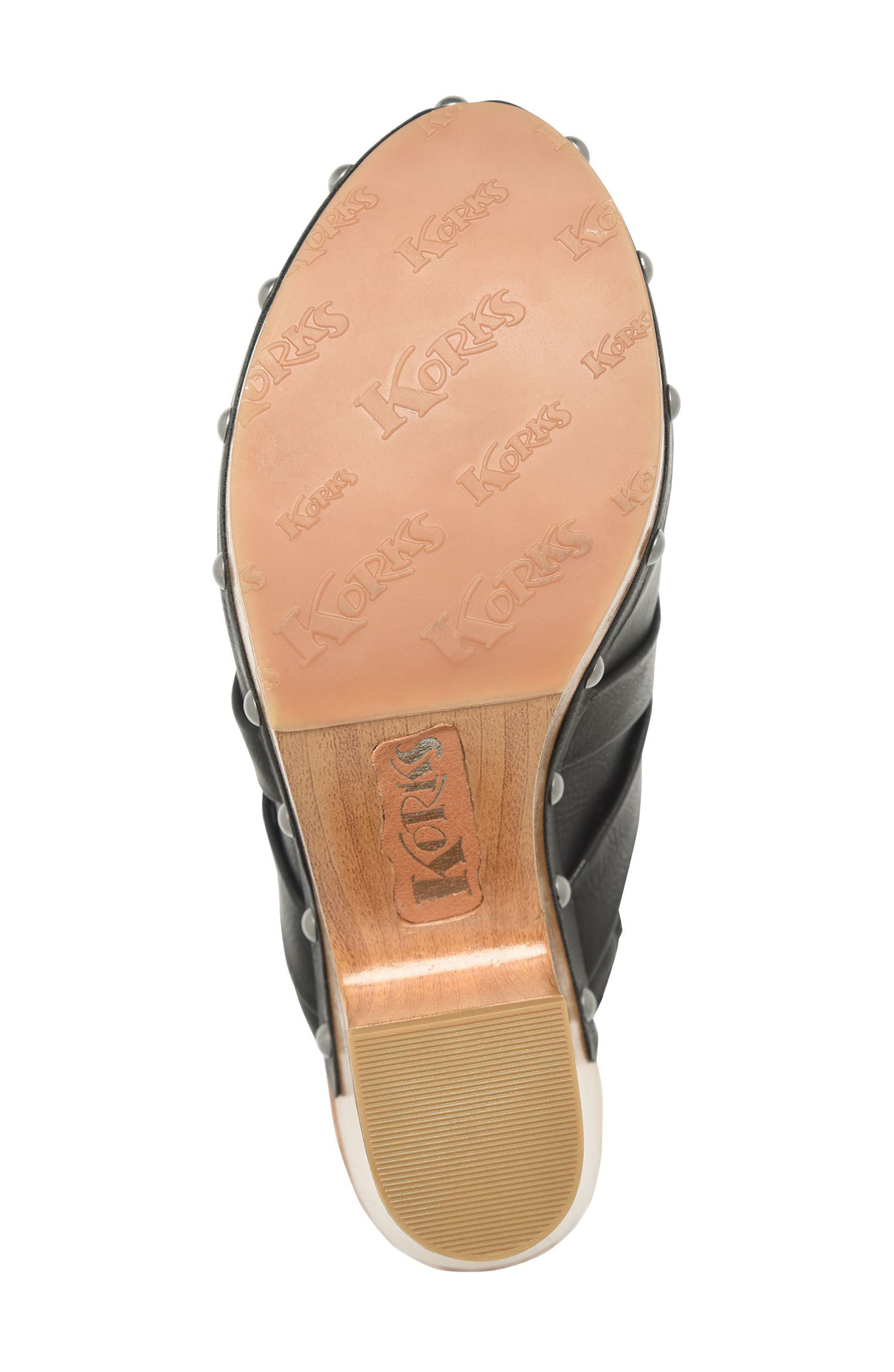 KORKS Abby Stud Clog, Alternate, color, Black