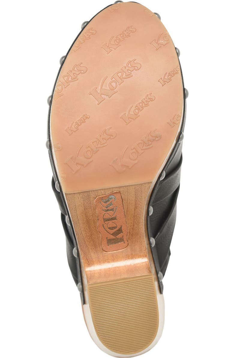 KORKS Abby Stud Clog, Alternate, color, Black