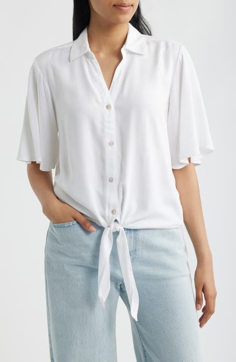 Roxanna Tie Hem Shirt