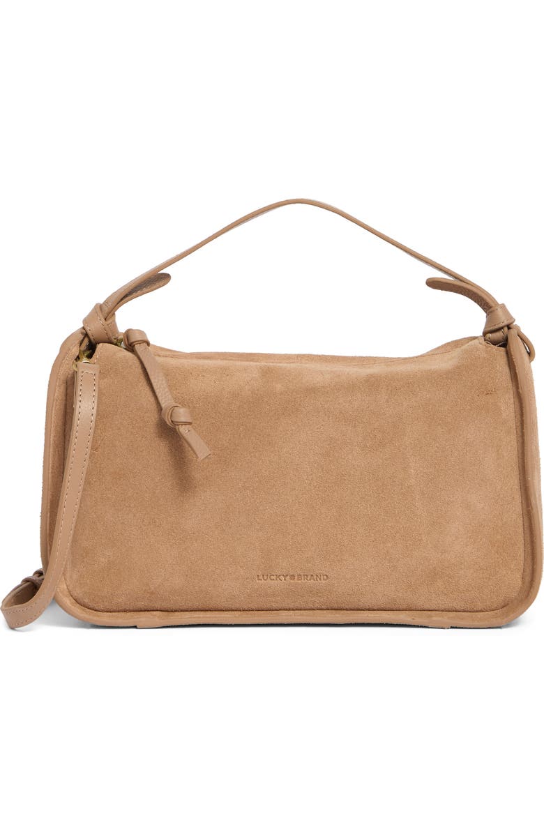 Lucky Brand Ayla Crossbody Bag, Main, color, Tuscanny Suede