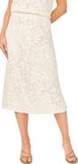 Halogen® Lace Pull-On Midi Skirt