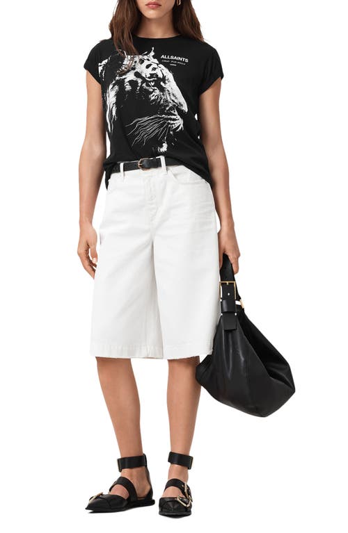 Allsaints Anna Crew Neck Short Sleeve T-shirt In Black