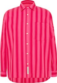 SAVAGE X FENTY Kickback Casuals Pajama Button-Up Shirt