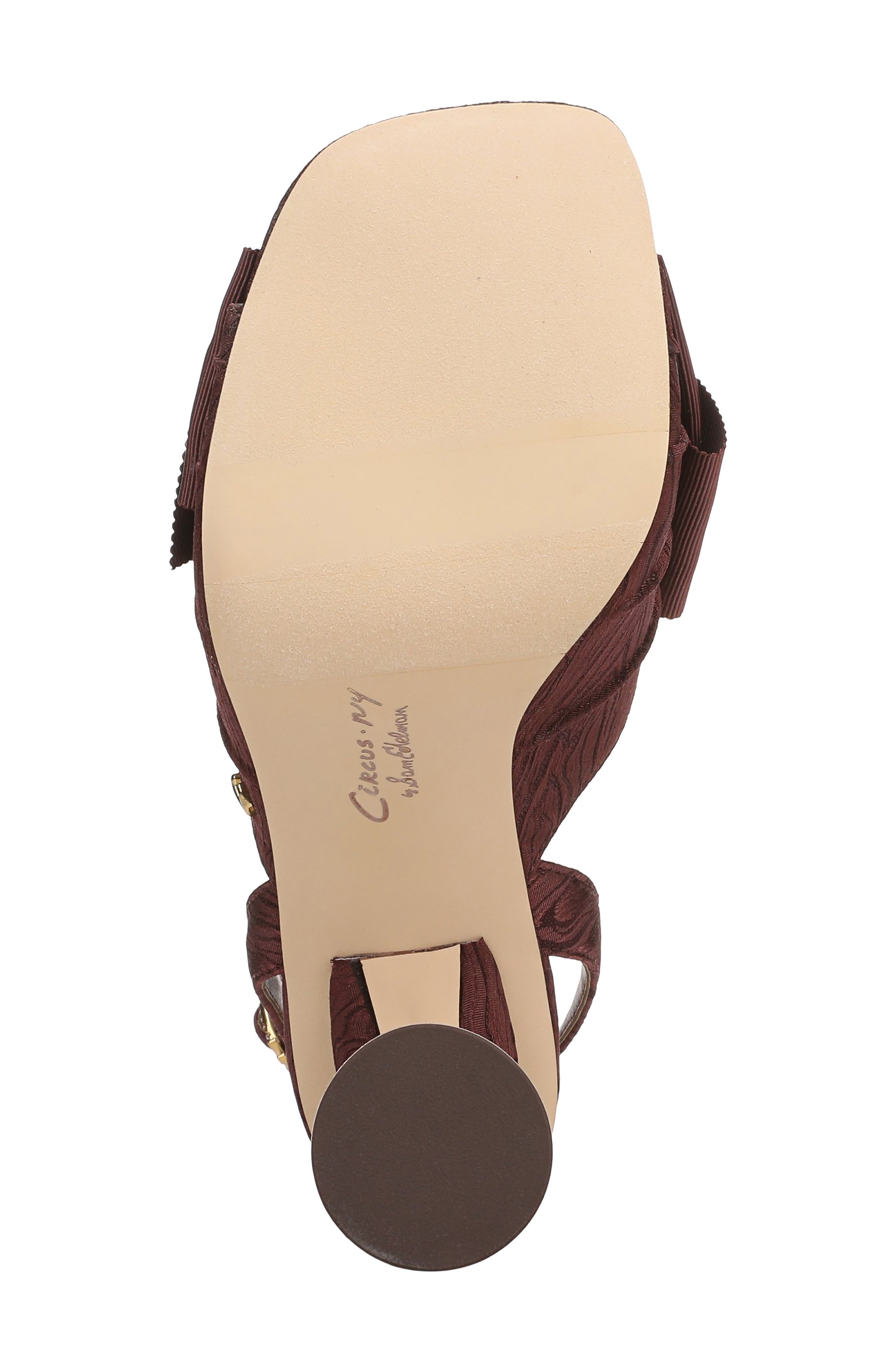 Circus NY by Sam Edelman Wilma Ankle Strap Sandal, Alternate, color, Spiced Plum