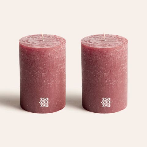 Deurne Pillar Candle 5 in Set of 2