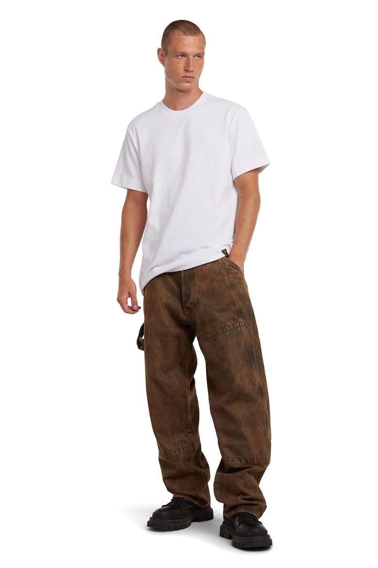 Contor 3D Loose Carpenter Jeans, Alternate, color, FADED COGNAC SKIN