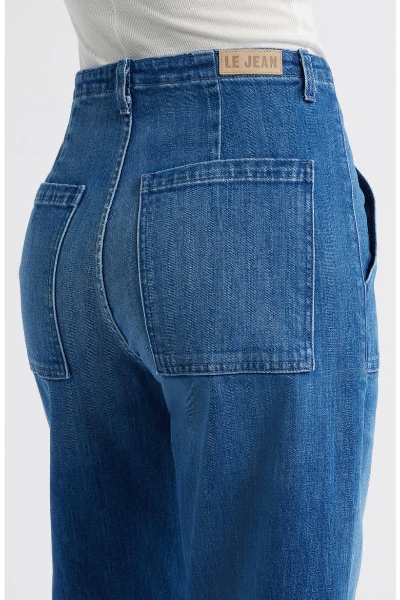 Utility Raw Hem Crop Barrel Jeans, Alternate, color, LONDON CAL