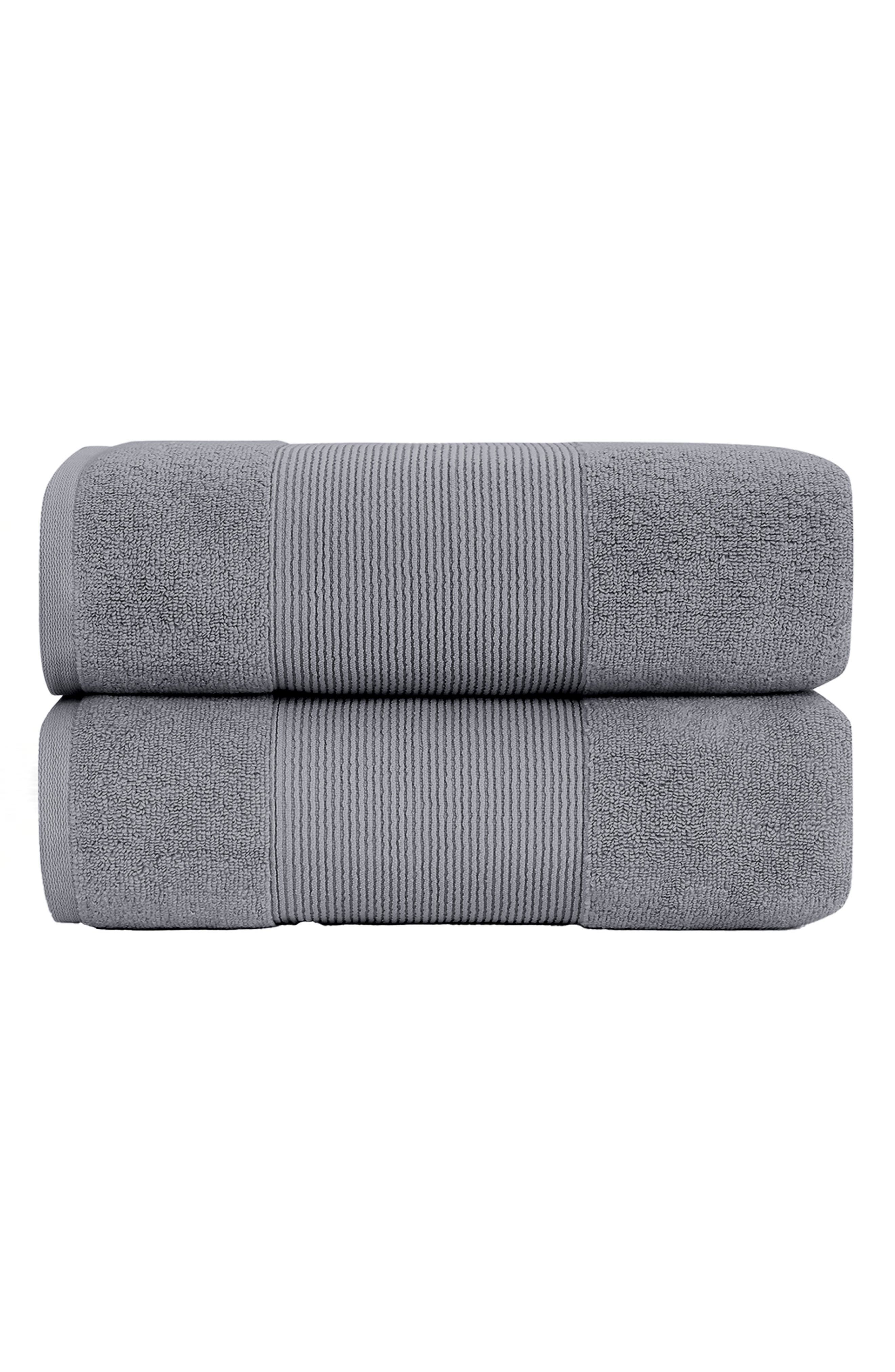 Modern Threads Air Cloud Oversized Bath Sheet - Set of 2 - White