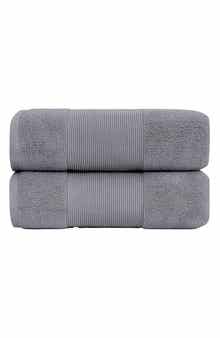 Modern Threads Air Cloud Oversized Bath Sheet - Set of 2 - White