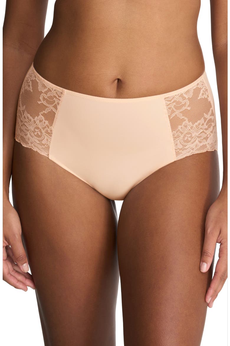 Statement Lace Full Brief, Main, color, CAMEO ROSE