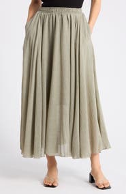 MAX STUDIO Gauze Skirt