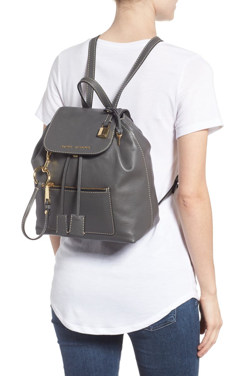 Marc Jacobs The Bold Grind Leather Backpack, Alternate, color,