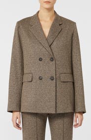 MM by Max Mara Albania Tweed Jersey Jacket