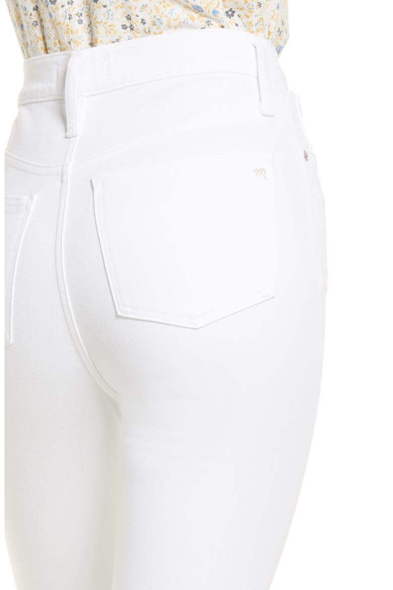 Women's 11-Inch High Waist Ankle Skinny Jeans, Alternate, color, PURE WHITE
