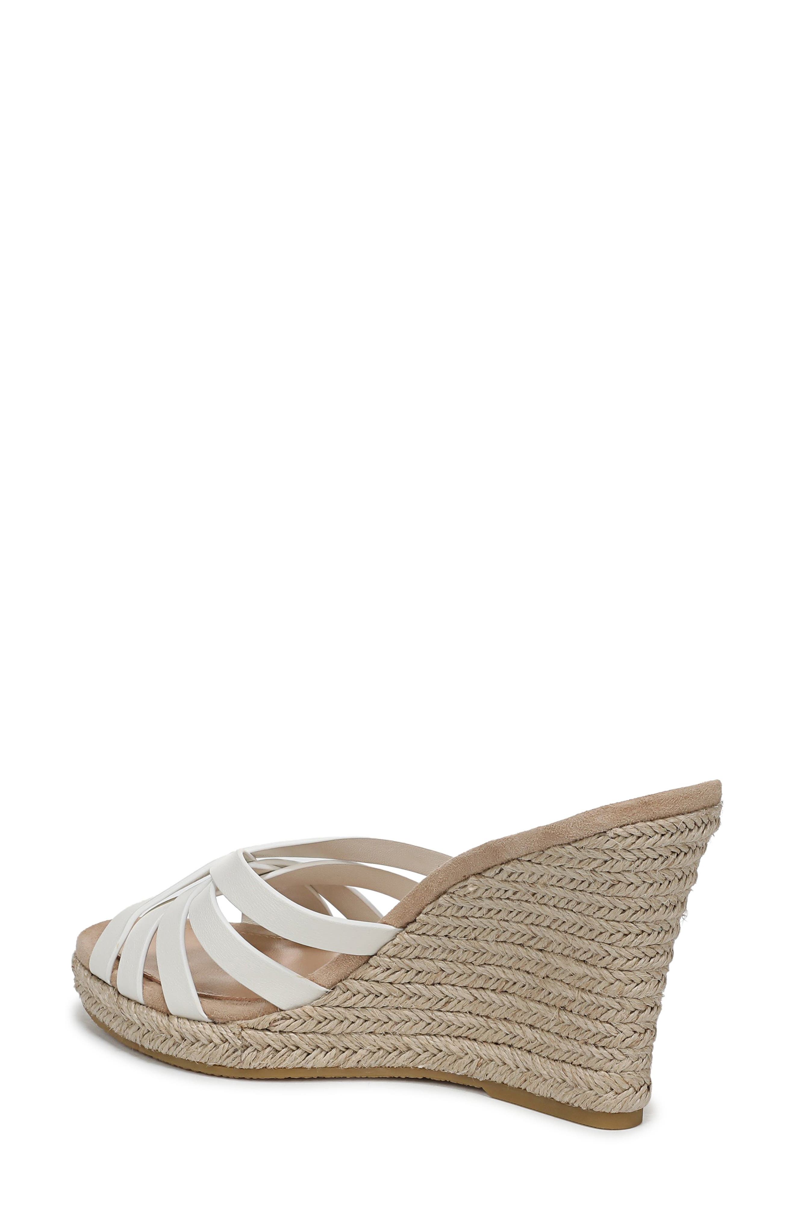 Veronica Beard Phylina Wedge Sandal, Alternate, color, Coconut