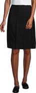 Lands' End School Uniform  Solid Box Pleat Skirt Top of Knee