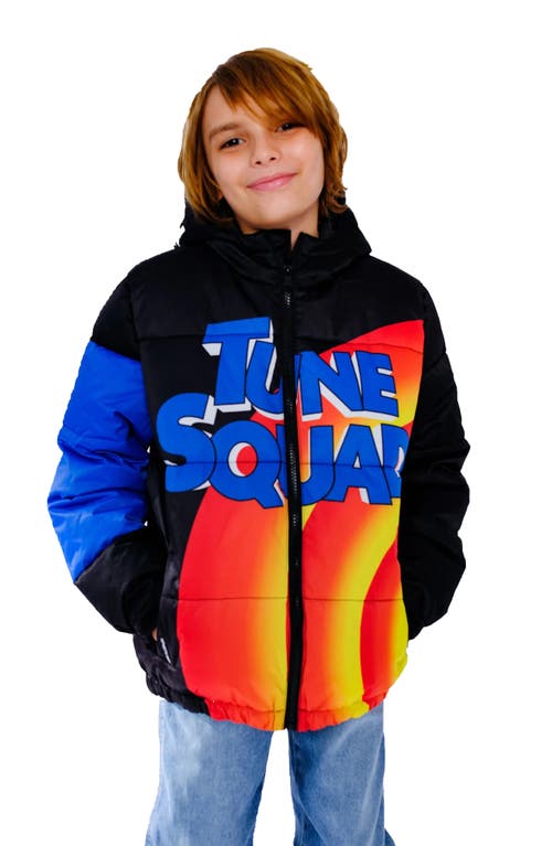 Members Only Boy's Tune Squad Puffer Jacket In Black