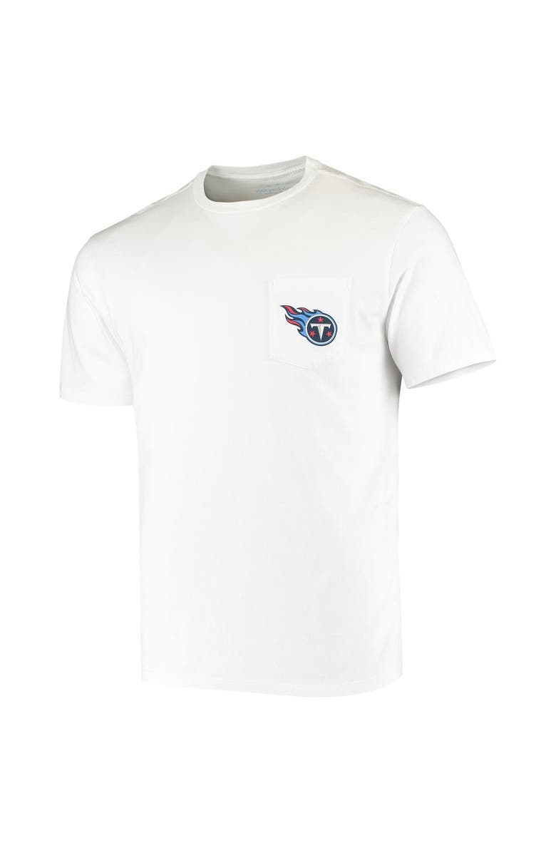 vineyard vines Men's Vineyard Vines White Tennessee Titans Team Whale Helmet T-Shirt, Alternate, color, 