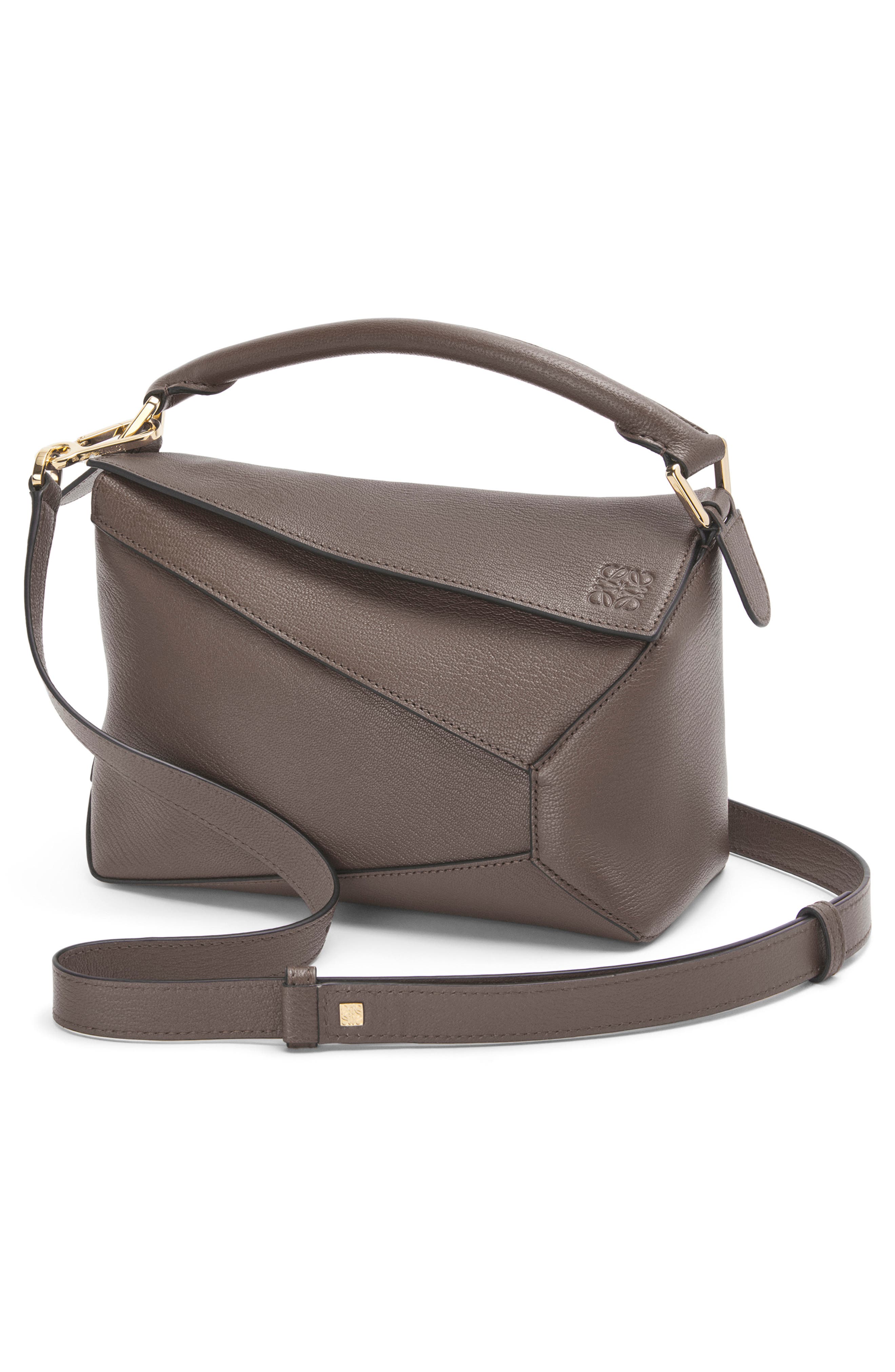 Loewe Small Puzzle Leather Shoulder Bag, Alternate, color, 