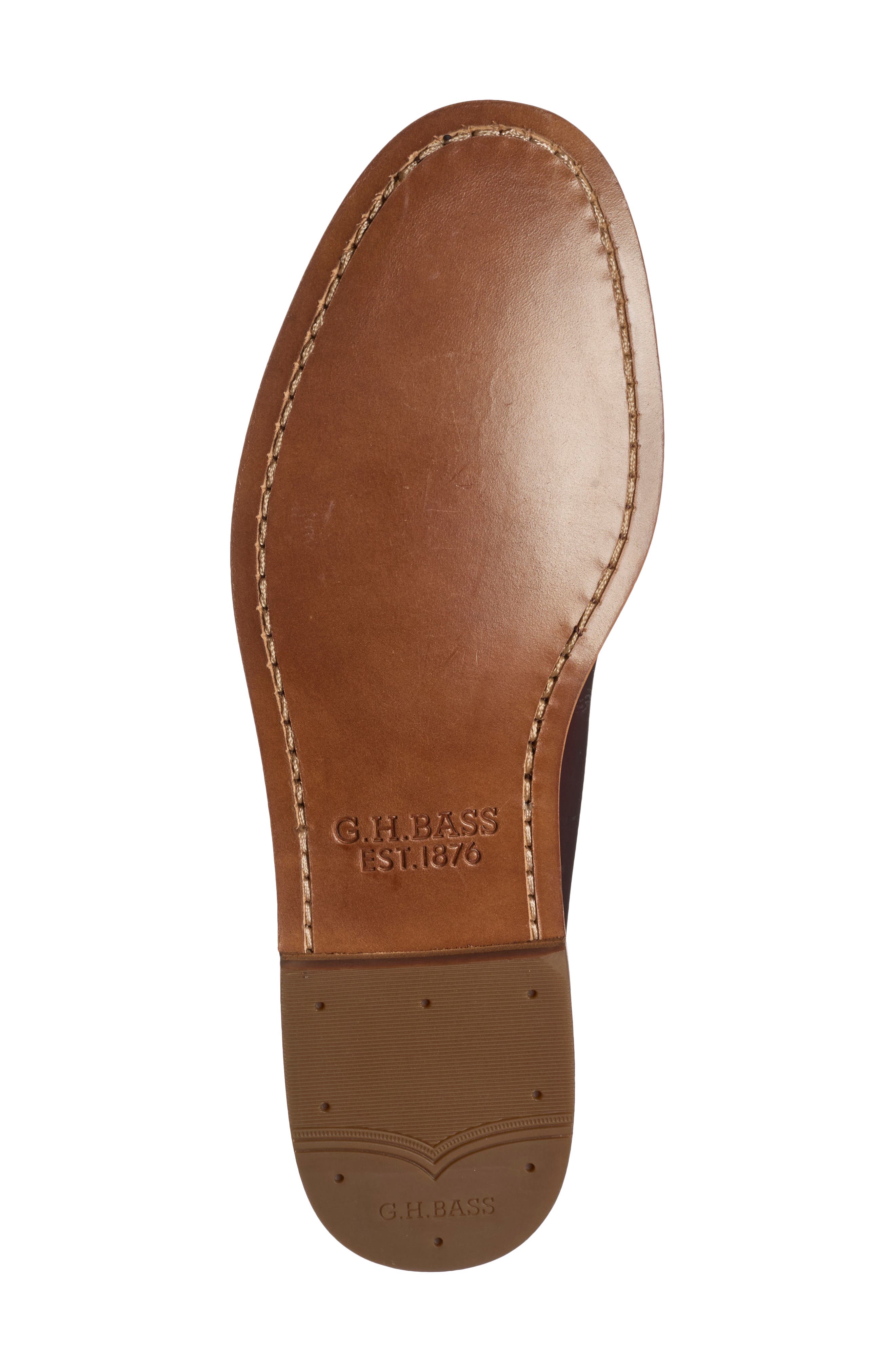 Larson Venetian Loom Weejuns Leather Loafer, Alternate, color, DARK BROWN LEATHER