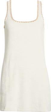 Marine Layer Whipstitch Detail French Terry Shift Dress