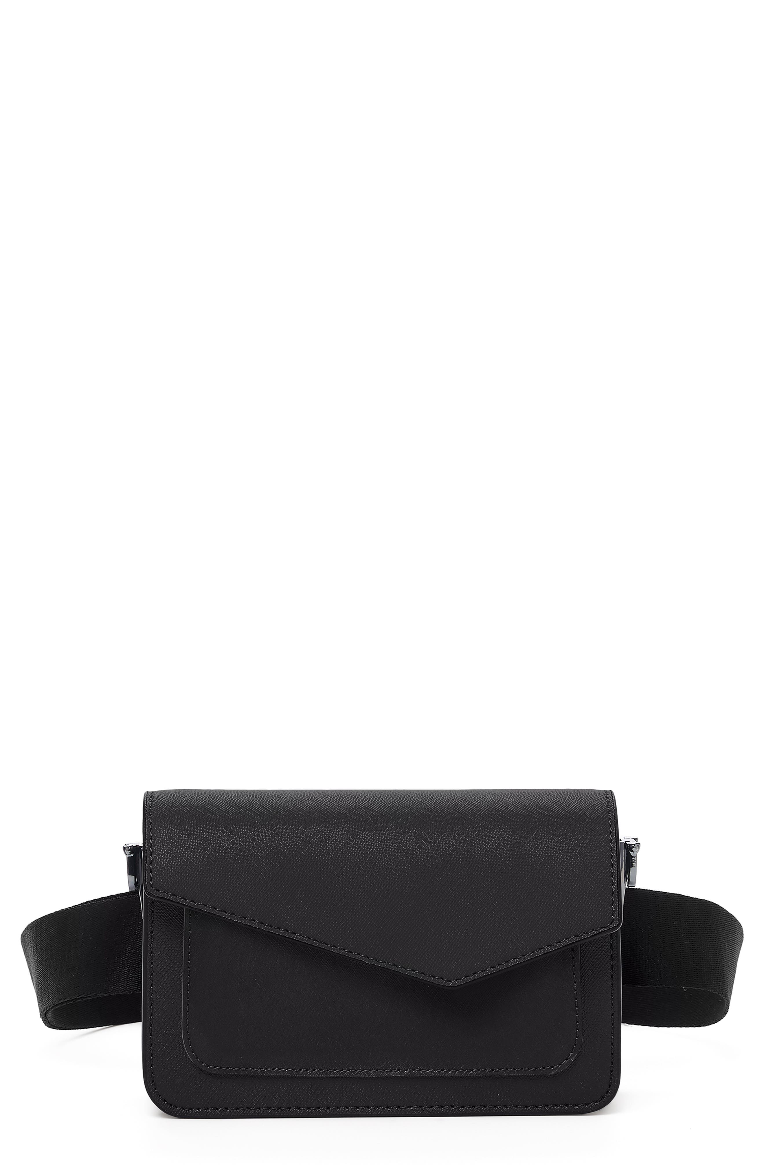 Botkier Cobble Hill Leather Convertible Belt Bag, Main, color, 