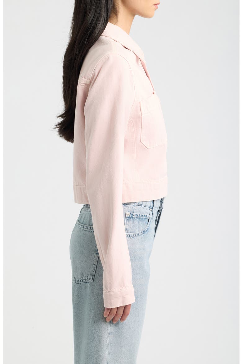 The Crop Denim Jacket, Alternate, color, TAFFY