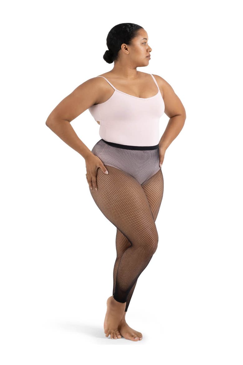 Crop Classic Fishnet Tight, Alternate, color, black
