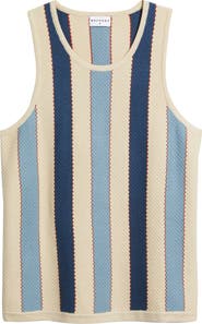 MAVRANS Strike a Match Stripe Knit Tank