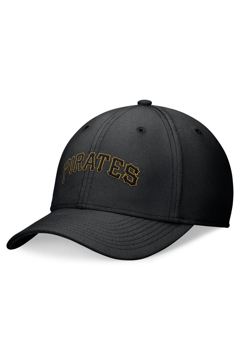 Men's Nike Black Pittsburgh Pirates Evergreen Performance Flex Hat, Main, color, Black